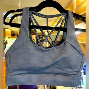 Brand New Slate Light N Tight Strappy Bra RC Size L